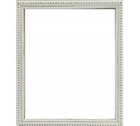 Crown Bobbin Wooden Picture Frame 50x40cm Frames & Mirrors 4U Off White One Size