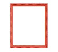 Crown Bobbin Wooden Picture Frame 9x7 Inch Frames & Mirrors 4U Red One Size