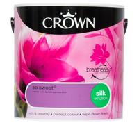 Crown Breatheasy Emulsion Paint - Silk - So Sweet - 2.5L