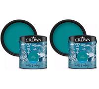 Crown Breatheasy Matt Emulsion Paint For Wall And Ceilings Palm Springs 2.5L Pack Of 2