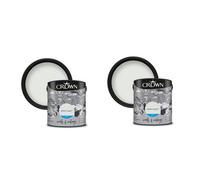 Crown Breatheasy Matt Emulsion Paint For Walls & Ceilings Seldom Seen 2.5L Pack Of 2