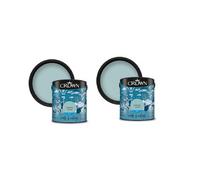 Crown Breatheasy Matt Emulsion Paint For Walls & Ceilings Stepping Stone 2.5L Pack Of 2