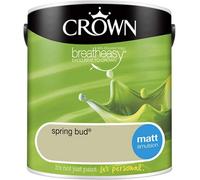Crown Breatheasy Wall & Ceiling Matt Emulsion Paint - Spring Bud 2.5L