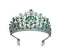 Crown Bridal Hair Crown Blossom Wedding Headpiece Adjustable Crystal Tiara Birthdays Wedding tiaras for bride(Colour B)