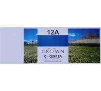 Crown C-Q2612A Laser Toner Cartridge - Direct Replacement For HP Q2612A Compatible With HP Laserjet Printers 1010 / 1012 / 1015 / 1018 / 1020 / 1022 / 3010 / 3015 / 3020 / 3030 / 3050 / 3052 / 3055 / M1005