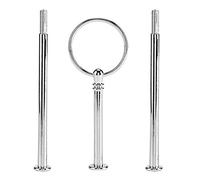 Crown Cake Stand,Cake Stand Hardware,Multi Tiers Cake Tray Holder Cake Cupcake Tray Stand Handle Fruit Plate Hardware Fitting Holder Cake Stand Mold(Round Three-Layer Silver)