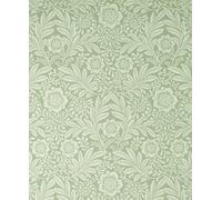 Crown Camille Damask Sage Wallpaper M1744