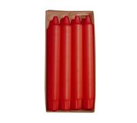 Crown Candles Diameter 2.4 cm · 20 cm Red Made from 100% Stearin, 1 x Pack of 8