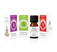 Crown Chakra, Heart Chakra, Root Chakra Essential Oil Diffuser Blends by Aromafume | 3 x 10ml/0.33 fl oz| Aromatherapy Oils for Chakra Balance | Chakra Incense for Meditation, Yoga, Reiki