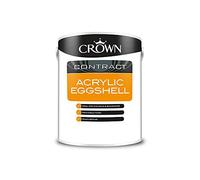 Crown Contractors Acrylic Eggshell - Brilliant White - 5L