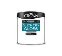 Crown Contractors Quick Dry Gloss - Brilliant White - 1L