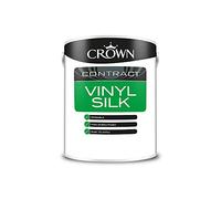 Crown Contractors Vinyl Silk - Brilliant White - 5L