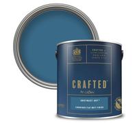 Crown CRAFTED Abstract Art Matt Emulsion Rich Dark Blue Paint 2.5L