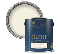 Crown CRAFTED Collector's White Matt Emulsion Warm Off White Paint 2.5L