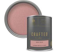 Crown Crafted Lust Metallic Emulsion Paint Rose Gold 1.25L