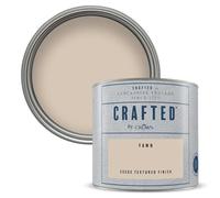 Crafted by Crown Luxurious Suede Textured Matt Emulsion, Fawn 125ml