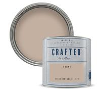 Crafted by Crown Luxurious Suede Textured Matt Emulsion, Taupe 125ml