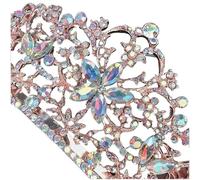 crown,Crowns,tiaras, Tiara,princess crown,Wedding Tiara Princess Crystal AB Bridal Crowns Tiara Rose Gold Diadem Tiaras for Women Bride Wedding Hair Accessories (Metal color : Rose Gold AB)