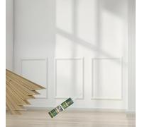 Crown Cut Dado Style Wall Panelling Kit, 3 Rectangle Frames, 42cm x 70cm, Includes Adhesive and Installation Instructions CC3