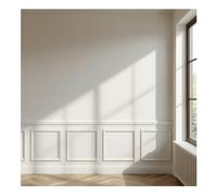 Crown Cut Dado Style Wall Panelling Kit, 4 Square Frames with 2 Metres Rail, Includes Adhesive and Installation Instructions CC2