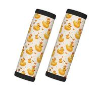 Crown Cute Duck Print Luggage Handle Wraps for Suitcase, Soft Travel Luggage Handle Cover Tags Identifiers for Suitcases
