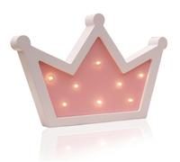 Crown Decor with LED Light Princess Wall Decor Battery Operation Wooden Princess Night Light for Children's Bedroom Living Room Wedding Birthday Gifts,Princess Wall Decor