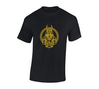 Crown Designs Anu gyptian God Cool Premium Quality Regular Fit T-Shirt Top for Men and Teens - Black/M