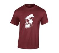 Crown Designs Assassin Leon Classic Movie Film Inspired Premium Quality Regular Fit T-Shirt Top for Men and Teens - Red / 3XL