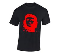 Crown Designs Che Guevara Iconic Image Novelty Gifts for Men & Teenagers T-Shirts Tops - Black/Large