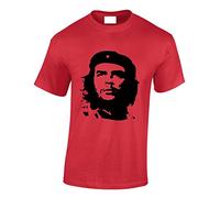 Crown Designs Che Guevara Iconic Image Novelty Gifts for Men & Teenagers T-Shirts Tops - Red/Medium