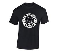 Crown Designs Chuck Norris Approved Martial Arts Inspired for Men & Teenagers T-Shirts Tops - Black / 3X-Large