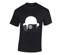 Crown Designs Clockwork Alex Artwork Horror Film Inspired for Men & Teenagers T-Shirts Tops - Black/Medium