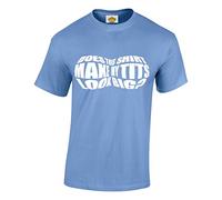 Crown Designs Does This Shirt Make My Tits Look Big Funny Rude Humor Gifts for Men T-Shirts Tops - Carolina Blue/X-Large