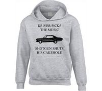 Crown Designs Driver Picks The Music Horror Teen Fiction TV Show Inspired Gift Unisex Hoodies for Men, Women & Teenagers - Grey / 3X-Large