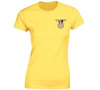Crown Designs Gizmo Pocket Family Movie Film Inspired Premium Quality Fitted T-Shirt Top for Women and Teens - Yellow/S - 6/8