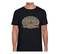 Crown Designs Golden Axe Vintage Funny Premium Quality Regular Fit T-Shirt Top for Men and Teens - Black / 5X-Large