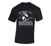 Crown Designs Gotham City Rogues Super Hero Movie & Comic Book Fan Gift for Men & Teenagers T-Shirts Tops - Black/XX-Large
