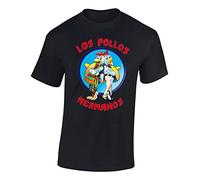 Crown Designs Los Pollos Hermanos Crime Lord TV Show Inspired for Men & Teenagers T-Shirts Tops - Black / 3X-Large