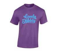 Crown Designs Lovely Jubbly Cool Premium Quality Regular Fit T-Shirt Top for Men and Teens - Purple/4XL