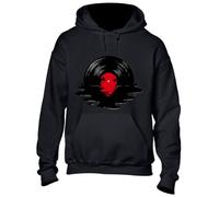 Crown Designs Melted Vinyl Cool Premium Quality Unisex Hoodies for Men, Women and Teens