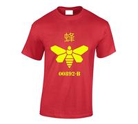 Crown Designs Methylamine Golden Moth Chemical Symbol Crime Lord TV Show Inspired for Men & Teenagers T-Shirts Tops - Red/X-Large
