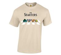 Crown Designs Mew Pocket Monsters Inspired for Men & Teenagers T-Shirts Tops - Natural/XX-Large