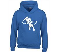 Crown Designs Mew Pocket Monsters Inspired Gift Unisex Hoodies for Men, Women & Teenagers - Royal/Medium