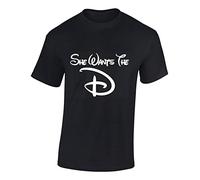 Crown Designs She Wants The D Funny Rude Humor Gifts for Men T-Shirts Tops - Black/XX-Large