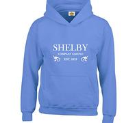 Crown Designs Shelby Company Limited Action TV Show Inspired Gift Unisex Hoodies for Men, Women & Teenagers (Carolina Blue/Medium)