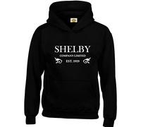 Crown Designs Shelby Company Limited Action TV Show Inspired Gift Unisex Hoodies for Men, Women & Teenagers (Black/Large)