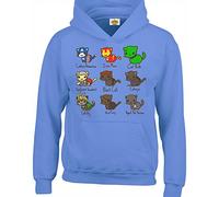 Crown Designs The Cat Superheroes Super Hero Movie & Comic Book Fan Gift Unisex Hoodies for Men, Women & Teenagers - Carolina Blue/Small