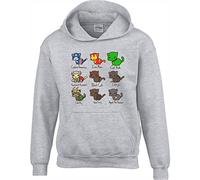 Crown Designs The Cat Superheroes Super Hero Movie & Comic Book Fan Gift Unisex Hoodies for Men, Women & Teenagers - Grey / 5X-Large