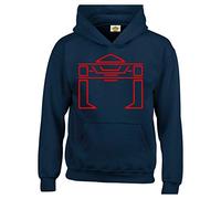 Crown Designs The Recognizer Vehicle Sci Fi Movie Film Inspired Gift Unisex Hoodies for Men, Women & Teenagers - Navy/Large