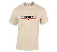 Crown Designs Top Dad Action Movie Film Inspired for Men & Teenagers T-Shirts Tops - Natural/X-Large